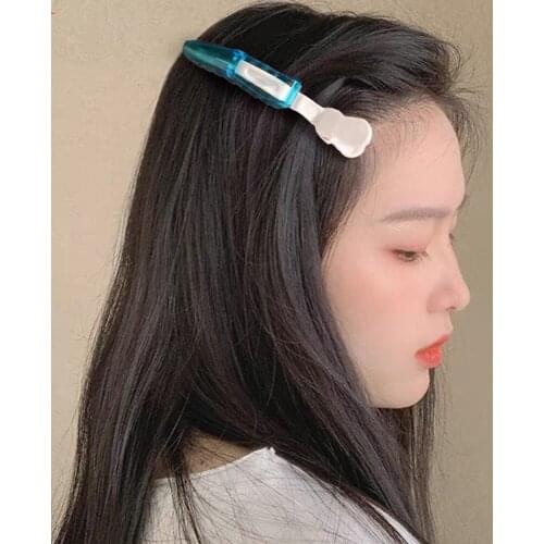 5/6pc Plastic Alligator Clip Barber Hairpins Hair Salon Dyeing Perm Tool Hairdressing Duckbill Clip Haircut Accessories 2021 NEW