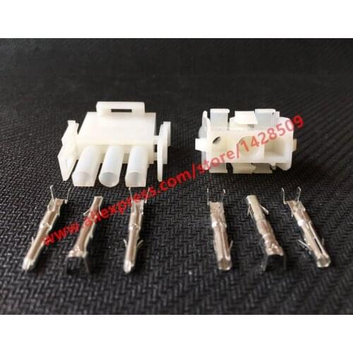 5 Sets Elevator FCI 3 Pin Wire Connector Motorcycle Male Female Plug Car Light Wire Harness Socket