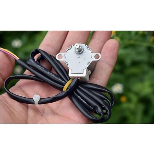 8PCS 24BYJ 12VDC 24MM Circular 2 Phase-4 Wire Stepper Motor