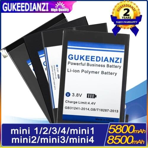Tablet Battery For ipad mini 1 mini2/3 mini 4 A1432 A1445 A1489 A1490 A1538 A1546 For Apple iPad mini4 mini1 mini 2 3 Free Tools