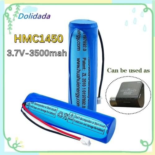 The original battery HMC1450 Pro 3.7v500mah is suitable for intelligent recorder and tire pressure monitoring recorder