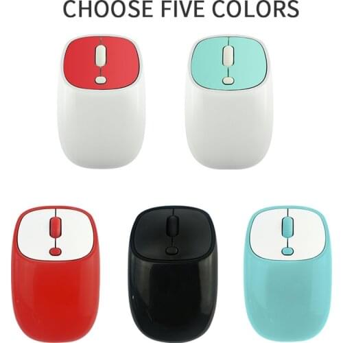 Bts new desgin 2.4G wireless mouse colorful protable mouse for girls 10M usb receiver silent computer mouse for laptop desktop