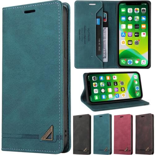 Wallet Skin Feel Anti-theft Brush Case For iPhone 12 12Pro 12Pro Max 11 11Pro 11Pro Max SE2020 X XS XR XS Max 7/8 Plus 6/6S Plus