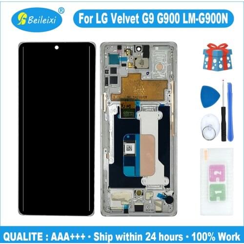 For LG Velvet 5G G9 G900 LM-G900N LCD Display Screen Touch Sensor Digitizer Assembly Replacement Part