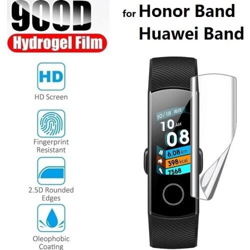 2pcs Hydrogel Protective Film for Honor Honor Band 5 4 Pro Huawei Talkband B6 B5 B3 (Not Glass) Screen Protector Protection Foil