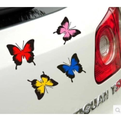 H10-- Beautiful butterfly （4 sticker) for Apple Macbook Pro Air Retina Vinyl Notebook reflective car decal sticker