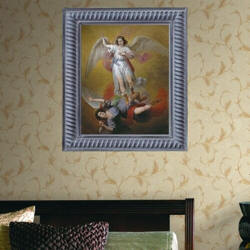 Golden Panno DIY Diamond Painting Religious of the Virgin Mosaic Diamond Embroidery Painting square Rhinestone Needlework Kit 09