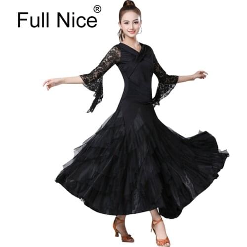 2 pieces set ballroom dance Flamenco tango competition dresses waltz dance dress fringe luminous costumes standard ballroom