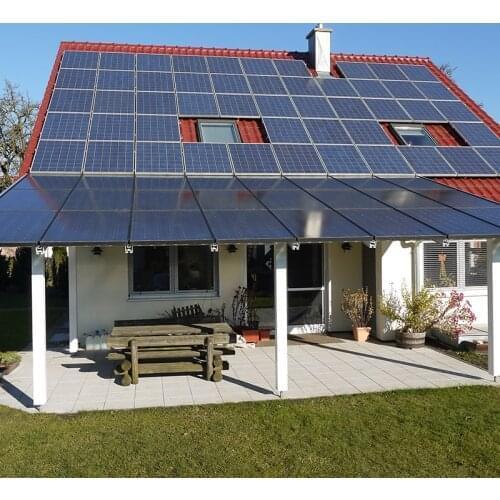 Kit Solar Panel 1000w 2000w 3000w Hybrid Inverter 3kw 220v AC MPPTSolar Charge Controller 30A 24V/48V DC UPS Off Grid System RV