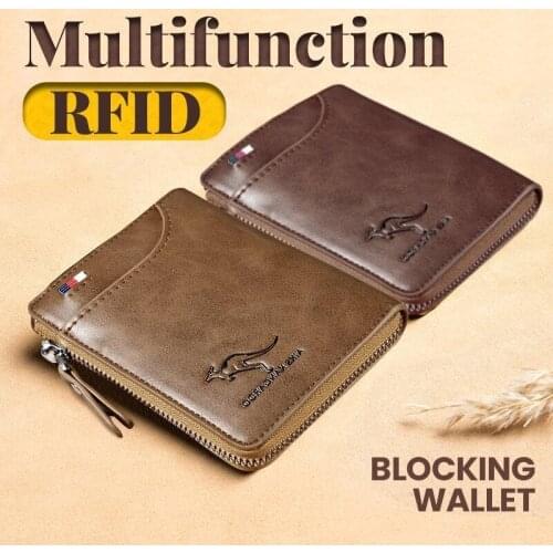 RFID Blocking Wallet Credit Card Holder Safety Wallet Purse Portable PU Leather Bank Cardholder Case For Men Women Dropshipping