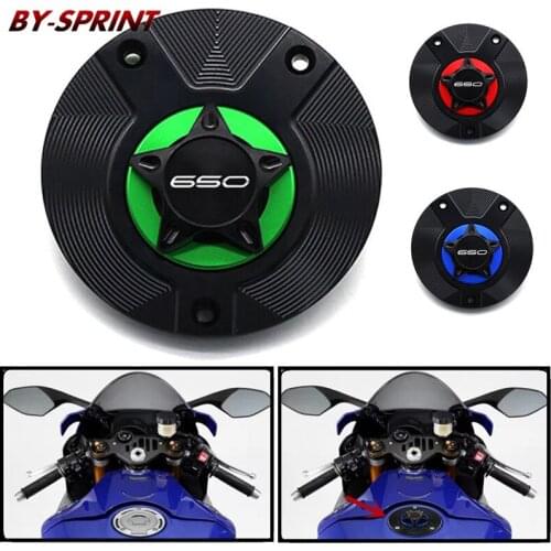 Motorcycle Fuel Tank Cap For KAWASAKI Ninja650 NINJA 650 2006-2016 CNC Quick Release Lockless Fuel Tank Cap High Quality