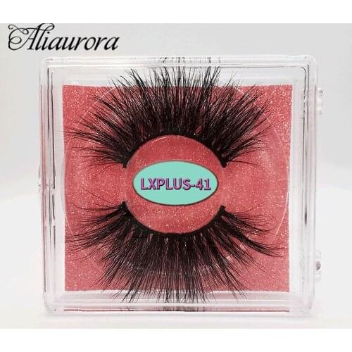 Makeup 25mm Mink Lashes 3D Mink Eyelashes Cruelty Free Wholesale False Eyelash Extension 5D Mink Lash Packaging Box Handmade