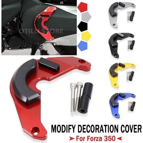 Motorcycle Accessories New CNC Aluminum Protection Cover Tank Cap Case Guard For HONDA FORZA350 FORZA 350 Forza350 Forza 350