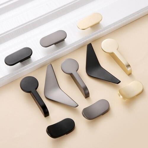 New Modern Gold Wardrobe Drawer Knob Single Hole Luxury Kitchen Cabinet Door Handle Creative Furniture Home Decoration