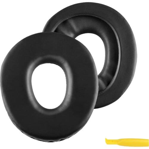 QuickFit Protein Leather Replacement Ear Pads for Sony MDR-CD1000 MDR-CD3000 Headphones Earpads, Headset Ear Cushion Repair Par