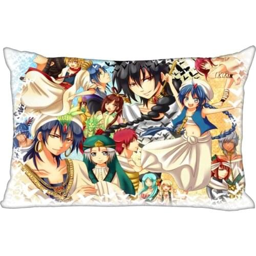 Custom Magi Sinbad no Bouken Rectangle Pillowcase zipper dakimakura Classic Pillow Case size 35X45cm DIY Gift
