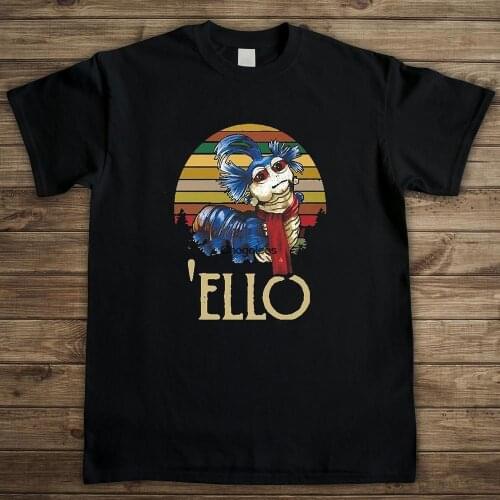 Labyrinth The Worm Ello Cult Labyrinth Vintage Retro T Shirt Gildan Men Ladies Tee LongSleeve Kid Tee