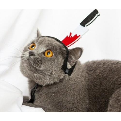 Funny Halloween Pet Cat Headwear Puppy Headdress Party For Dog Puppy Cat Kitten Pet Costumes Accessories