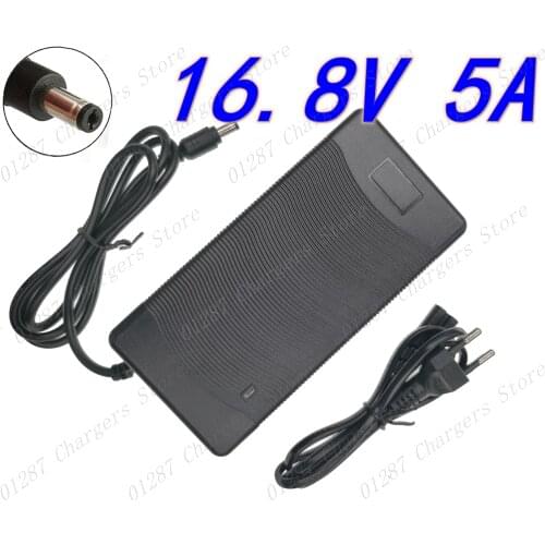 16.8V 14.4V 5A polymer lithium battery charger DC 5.5MM*2.1MM for 14.4v 14.8v battery Charger EU/AU/US/UK Plug For Electric Bike