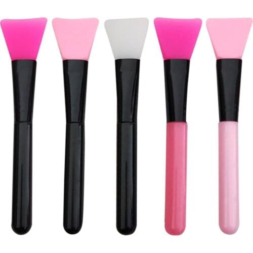 1PC Silicone Face Mud Brush Soft Head Facial Cosmetic Mixing Applicator DIY Makeup Stick Beauty Tool