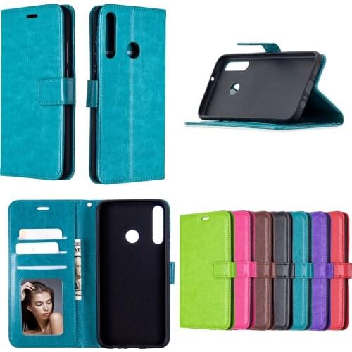 100pcs/lot Flip Wallet PU Leather Phone Case For Huawei Honor Y7P P40 Lite E Honor 30S K30 TPU in inner Cover