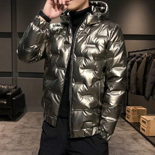 -30 Degree Winter White Duck Down Jacket Men Bright Keep Warm Thicken Coat Waterproof Windbreaker Men Clothing Down Parka Jacket
