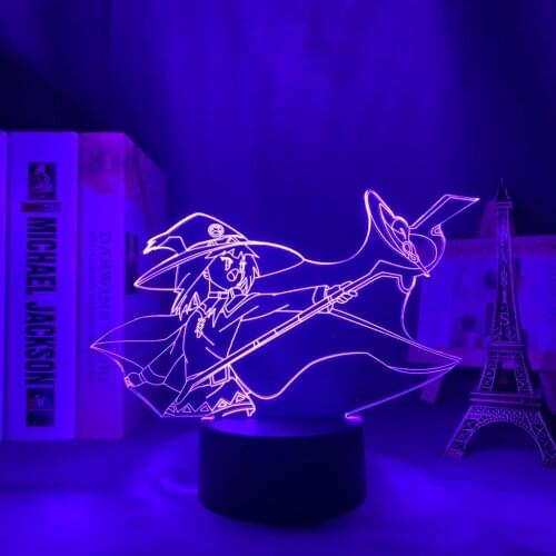 3d Anime Lamp Konosuba Megumin for Bedroom Decor Bedside Nightlight Birthday Gifts for Women Men Konosuba Manga Led Night Light