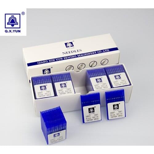 100pcs HAX1 HA1 HA*1 15X1 90/14# QXYUN sewing needles accessory for industrial sewing machine 75/11# 80/12# 100/16# 110/18