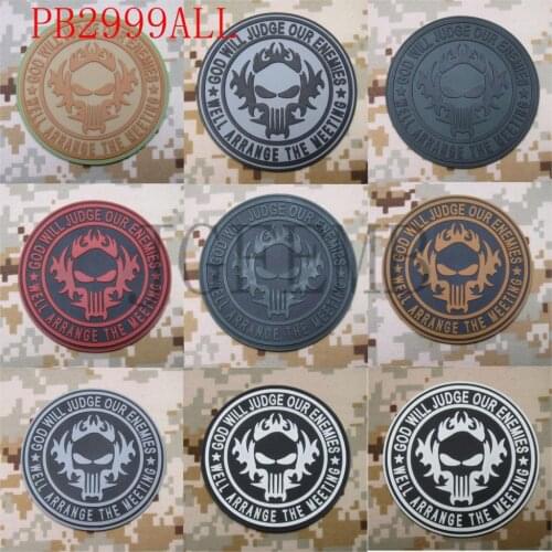 GOD WILL JUDGE OUR ENEMIES WELL ARRANGE THE MEETING PVC patch