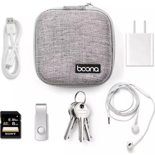 Bluetooth Headset Storage Bag Mobile Phone cable Charger Storage Box U Disk U Shield EVA Headset Protection Bag