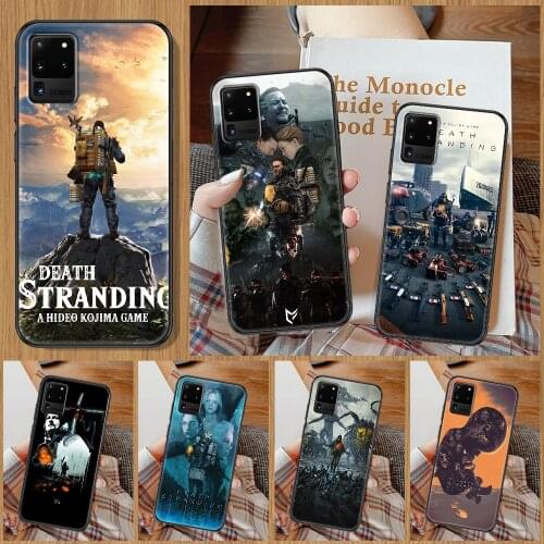 Death Stranding game Phone case For Samsung Galaxy Note 4 8 9 10 20 S8 S9 S10 S10E S20 Plus UITRA Ultra black silicone back