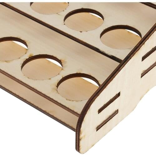 Wood Paint Bottles Rack Model Organizer Paint Pigment Holder Storage Stand