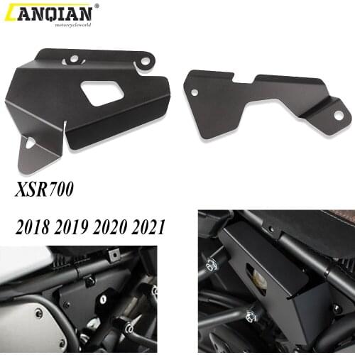 For Yamaha XSR700 2018 2019 2020 2021 Motorcycle Aluminum Frame Cover Brake Reservoir Guard Kit Decorative Protectors XSR 700