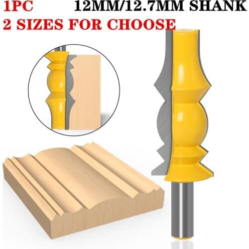1pc 12.7mm 1/2" Shank Crown Molding Wood Router Bit Tungsten Carbide Chamfer Cutters For Wood Woodworking Tools