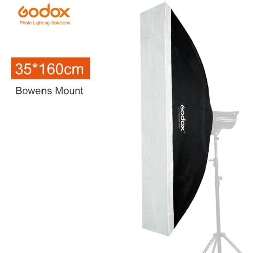 Godox 35 x 160cm 14"x 63" Speedlite Studio Strobe Flash Photo Reflective Softbox Soft Box Diffuser for Bowens Mount