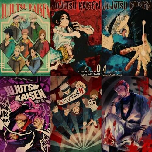 Classic Japan Anime Canvas Painting Jujutsu Kaisen Wall Art Nordic Posters and Prints Home Decoration Pictures for Room Decor