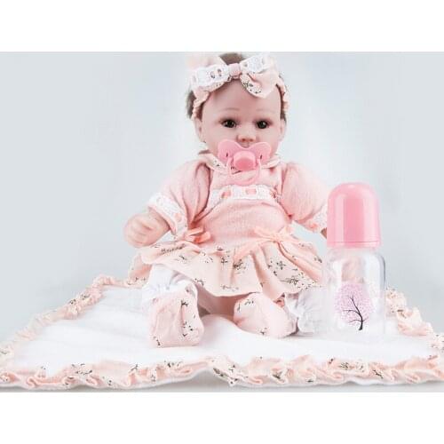 45cm New Design Baby Reborn Dolls Babies Soft Silicone Doll Reborn Best Gift Toys For Fashion Children Xmas Birthday Playmate