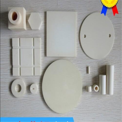Customized 99 alumina ceramic sheet without hole 50*50 hexagonal high temperature resistant ceramic substrate 36 can be customi