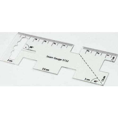 Multifunctional Clear Rectangle Quilting Template DIY Sewing Drawing Ruler