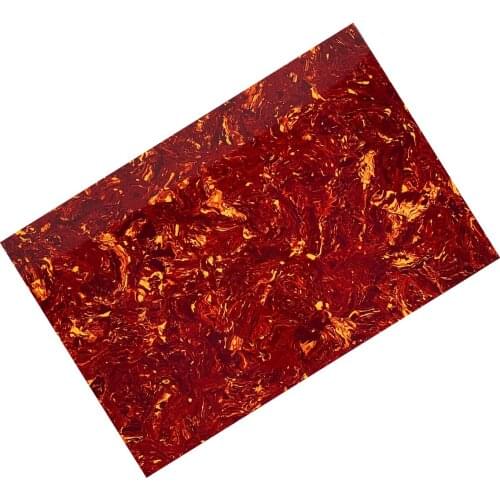 FLEOR Red Tortoise Bass Guitar Pickguard Blank Material Sheet Scratch Plate 290x430x2.3mm Guitar Parts Accessories