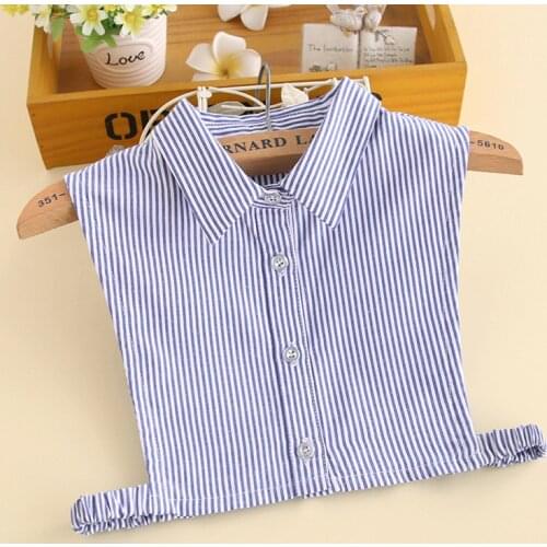 Strips Fake collars Children Blouse Kraagie Nep False Collar Girls Vest Child Removable Detachable Collars Doll Dickey Faux col