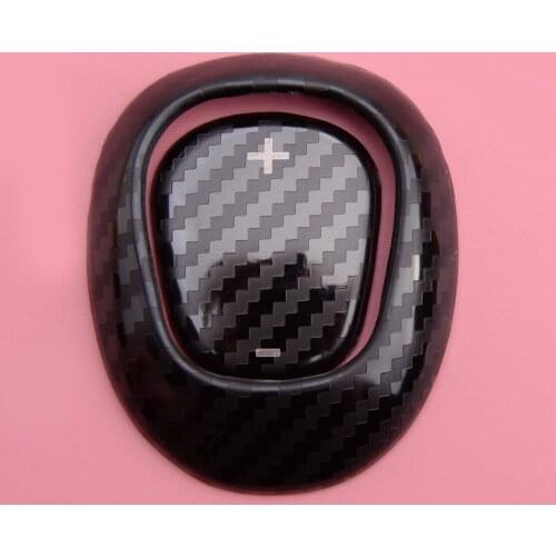 Stainless steel Carbon Fiber Style Gear Shift Knob Head Trim Cover Fit For Chevrolet Malibu 2016 2017 2018 2019 2020