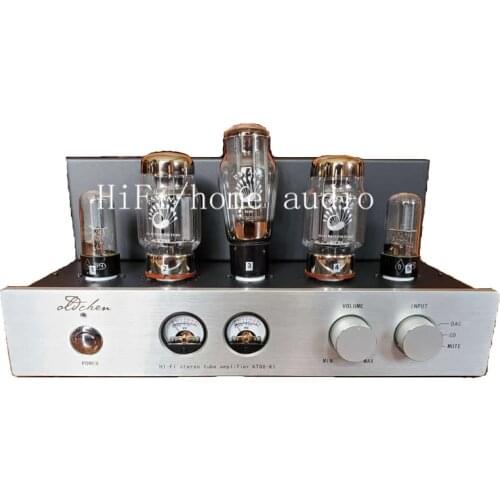 OldChen KT88 Tube Amplifier， LaoChen K1 HIFI Bluetooth 5.0 Audio Lamp Amp，Output power: 15Wx2,Frequency response: 20Hz-25KHz