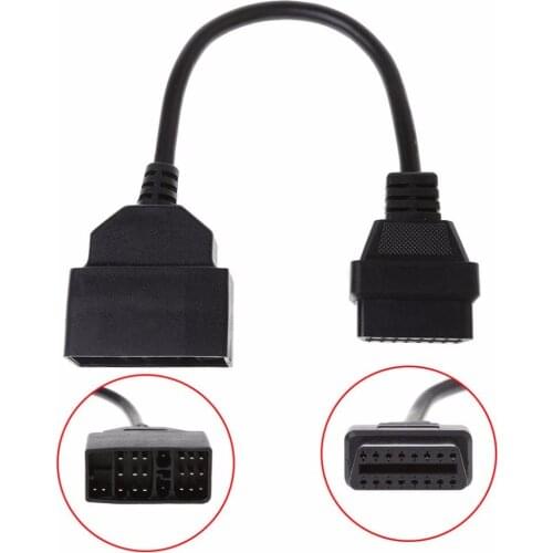 OOTDTY New Arrival 20cm 22 Pin To 16 Pin Female OBD2 Cable Connector Adapter For Toyota Car Auto Diagnostic Tool