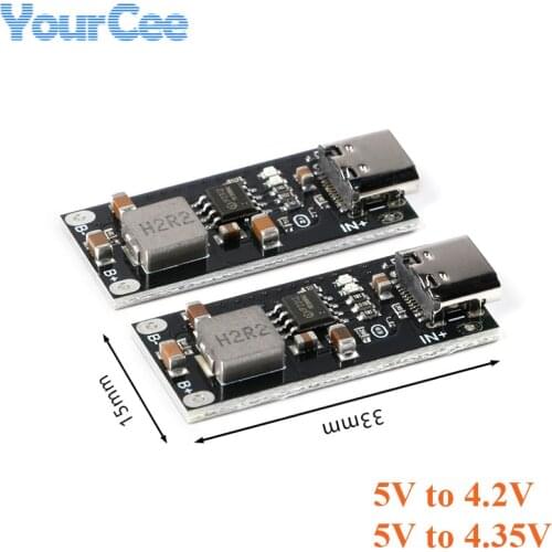 3A Polymer Ternary Lithium Battery Charger Board 5V to 4.2V/4.35V Quick Fast Charging PCB Module IP2312 CC CV Type C