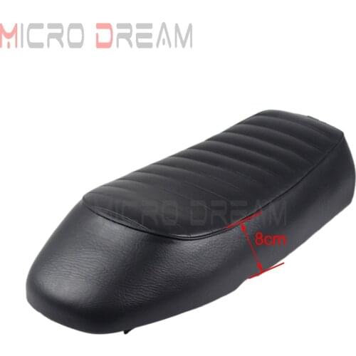 Flat Retro Seat Cafe Racer Rear Passenger Driver Seats Cushion For Honda Yamaha Suzuki BMW CB750 CX500 XS650 SR400 GS500 GS750