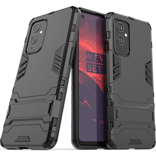 For OnePlus 9 Case Shockproof Armor TPU + PC Tough Kickstand Cover For Oneplus 9 9R 9T Case 1+9 1+9R OnePlus 9 R 9 T Coque Funda