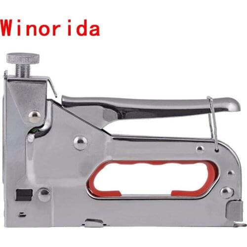Woodworking Manual Nail Gun Code Nailing Hand U-type M-type T-type Straight Nail Puller Pneumatic Non-electric Wire Slot Nailer