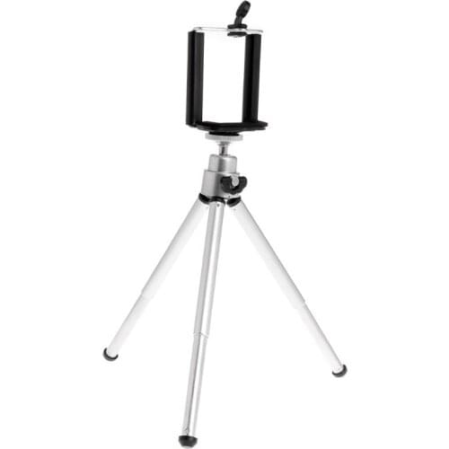 Tripod Stand With Clip Rotary Aluminium Alloy Holder For Phone Laser Level Digital SLR Camera