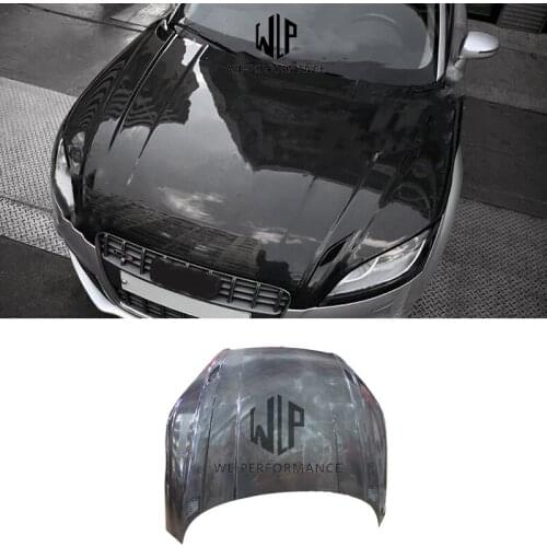 TT TTS Style High Quality Carbon Fiber Front Hood Bonnets Covers Car For Audi TT Car Body Kit 2007-2014